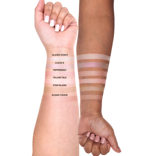 OFRA Pro Palette Next Level Glow applied on skin