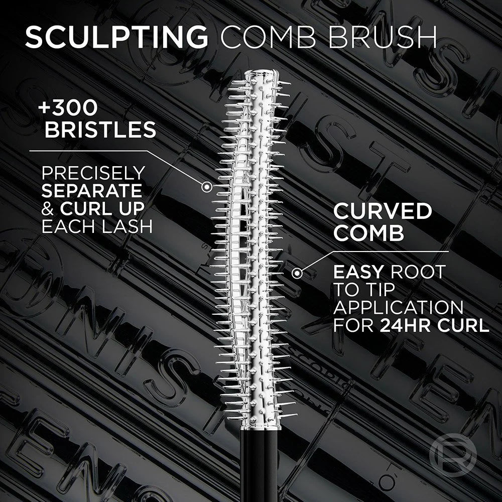 L’Oréal Telescopic Extensionist Mascara sculpting comb brush with 300 bristles