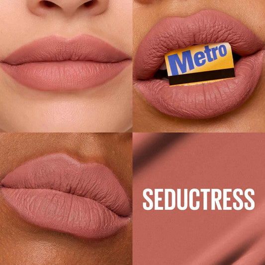 Maybelline Super Stay Matte Ink Liquid Lipstick applied on lips