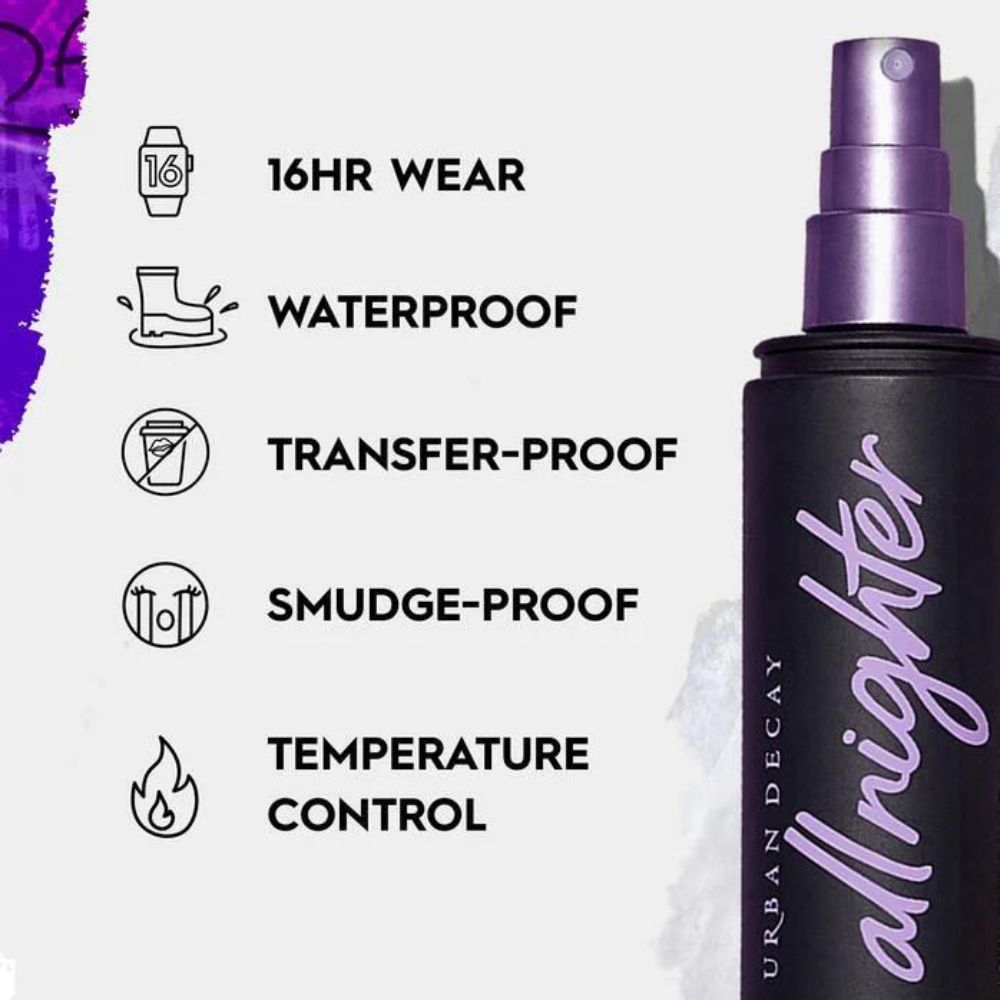 Urban Decay All Nighter Long-Lasting Makeup Setting Spray – سبراي تثبيت مكياج يدوم حتى 16 ساعة
