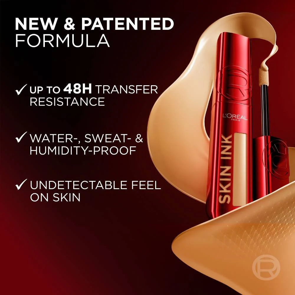 L’Oréal Paris Infallible Skin Ink up to 48H Longwear 2-in-1 Foundation Concealer – فاونديشن وكونسيلر طويل الثبات