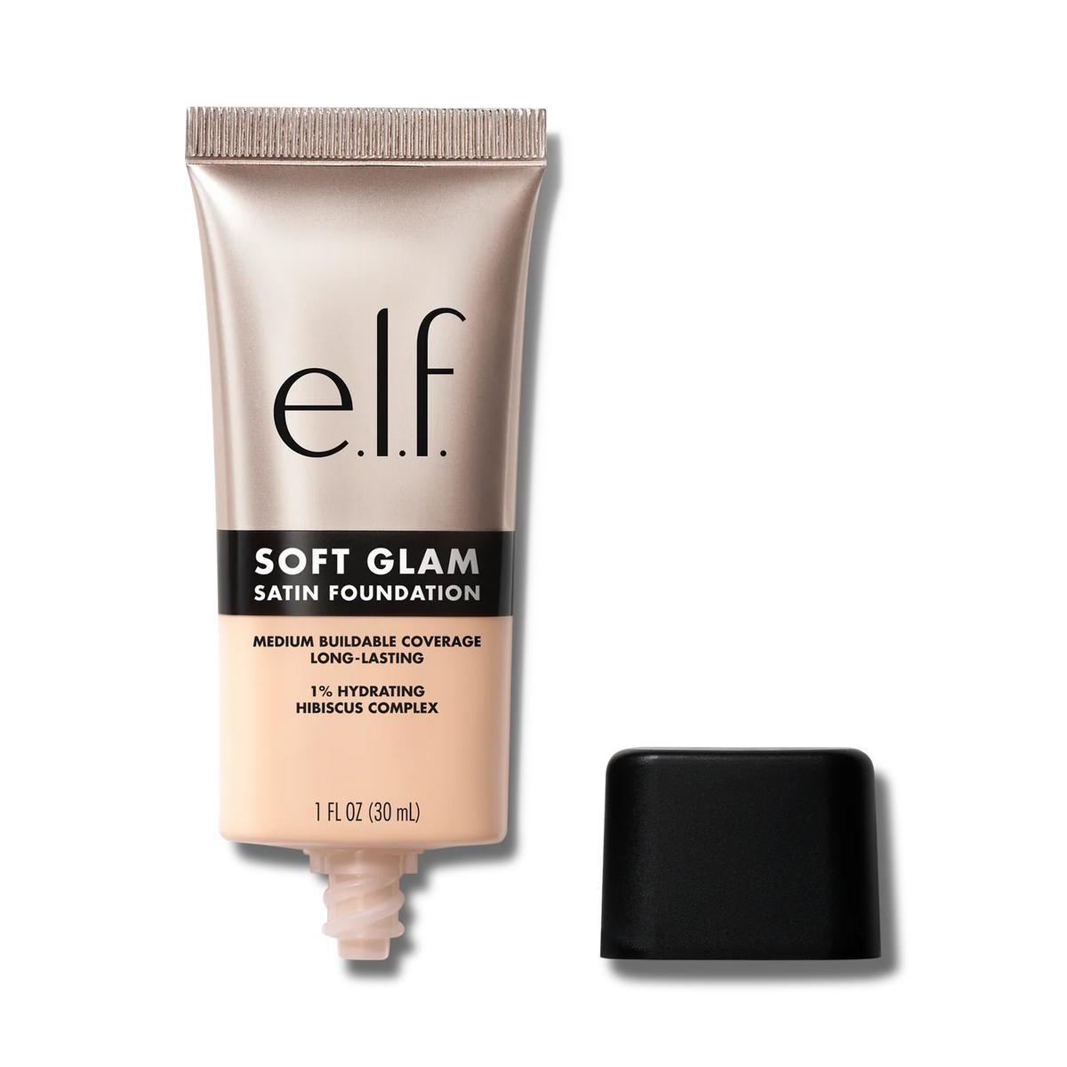 e.l.f. Soft Glam Satin Foundation – فاونديشن ساتان بتغطية متوسطة