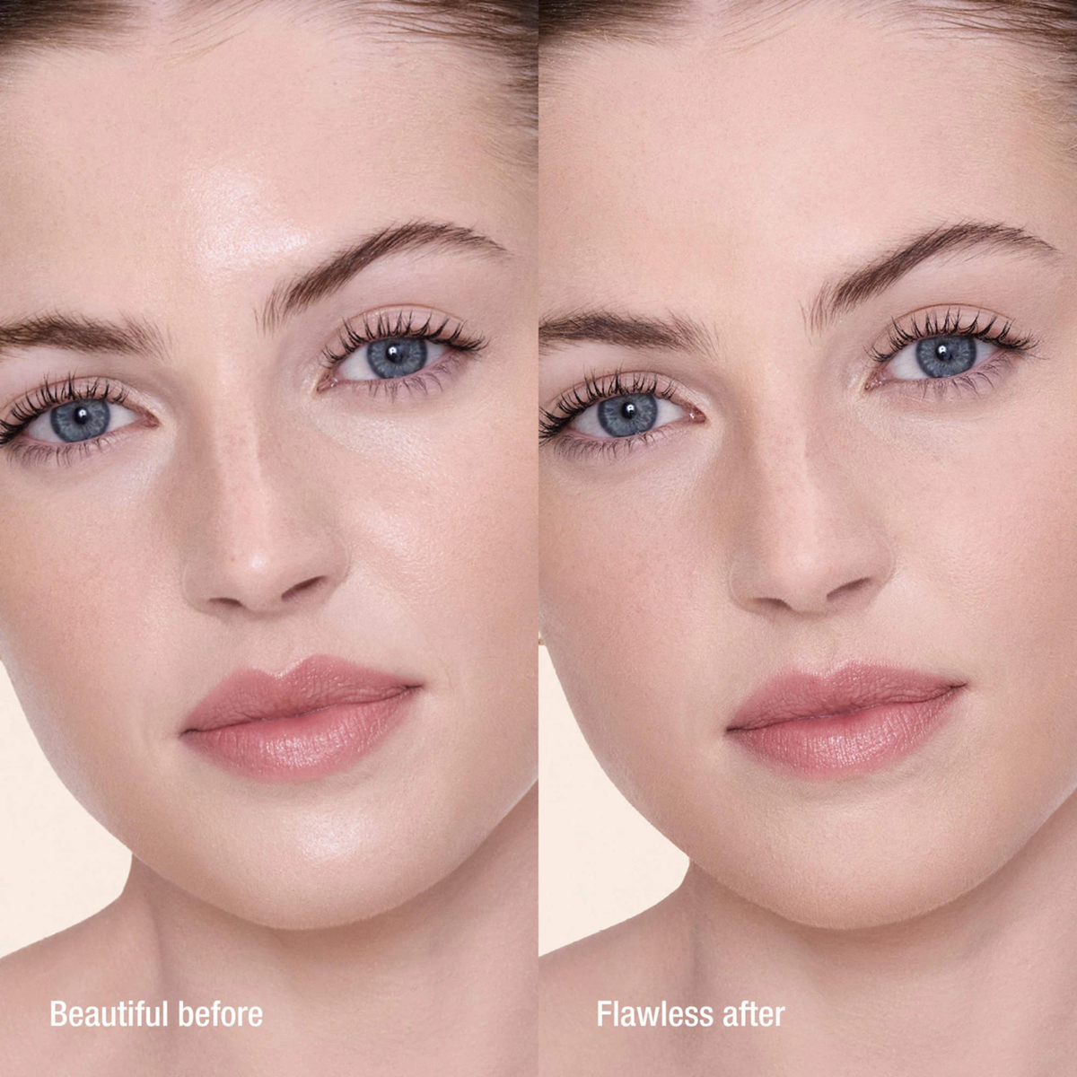 Charlotte Tilbury Airbrush Flawless Finish Powder before and after results