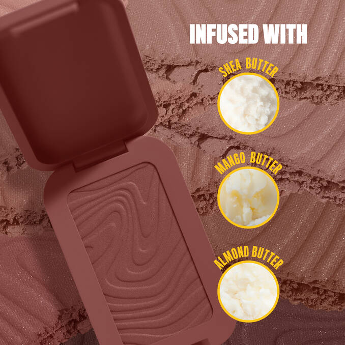 NYX Buttermelt Bronzer – برونزر بودرة ناعمة عالية التصبغ تدوم حتى 12 ساعة