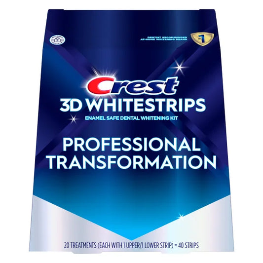 Crest 3D Whitestrips Professional Transformation – شرائط تبييض الأسنان الاحترافية