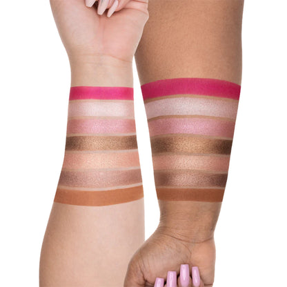 OFRA Pro Palette On The Glow Vol. II applied on Sikin