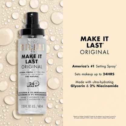Milani Make It Last Original Setting Spray – سبراي تثبيت بلمسة طبيعية
