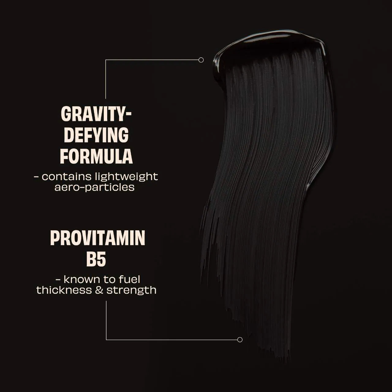 Benefit BADgal BANG mascara formula with provitamin B5