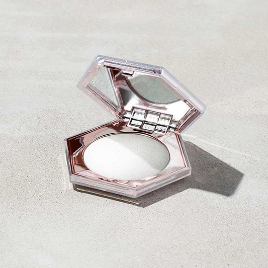 Fenty Beauty Diamond Bomb diamond How Many Carats?! - Pure Platinum Sparkle