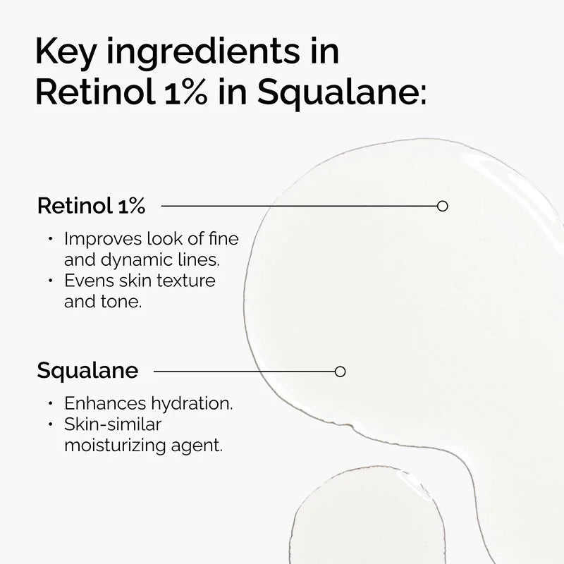 The Ordinary Retinol 1% in Squalane – سيروم ريتينول عالي التركيز لتحسين مظهر البشرة