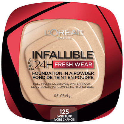 L’Oréal Paris Infallible 24H Fresh Wear Powder Foundation – فاونديشن بودرة ثابت