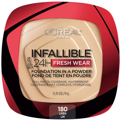 L’Oréal Paris Infallible 24H Fresh Wear Powder Foundation – فاونديشن بودرة ثابت