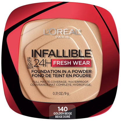 L’Oréal Paris Infallible 24H Fresh Wear Powder Foundation – فاونديشن بودرة ثابت