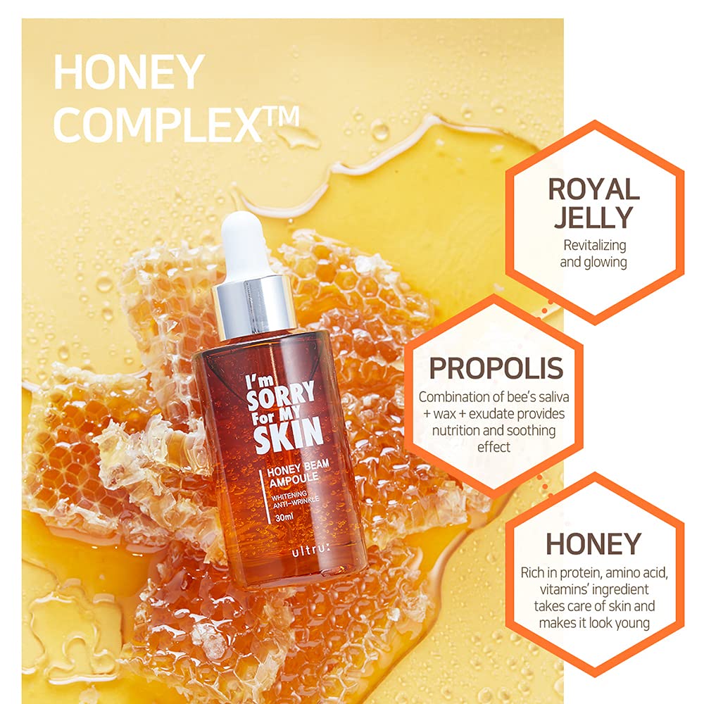 Honey Beam Ampoule with royal jelly propolis and honey complex