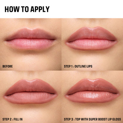 How to apply MAKE UP FOR EVER Artist Color Pencil on lips