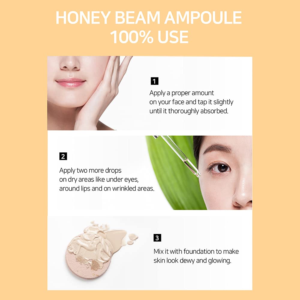 How to use I’M SORRY FOR MY SKIN Honey Beam Ampoule
