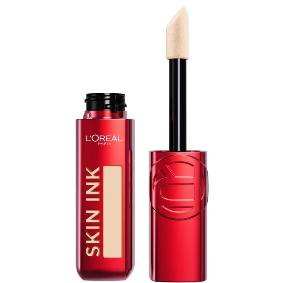 L'Oréal Paris Infallible Skin Ink 2-in-1 Foundation Concealer with precision applicator.