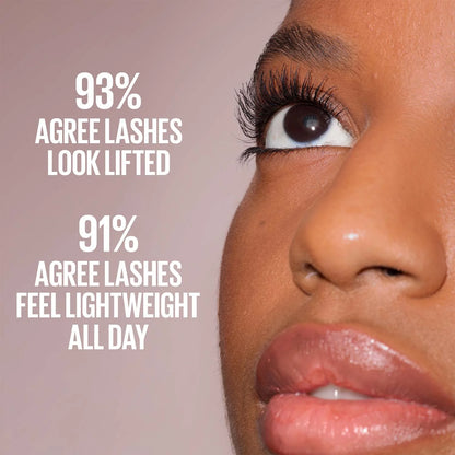Maybelline Lash Sensational Body Mascara lashes look lifted and lightweight