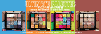 NYX Ultimate eyeshadow palettes collection promotional banner