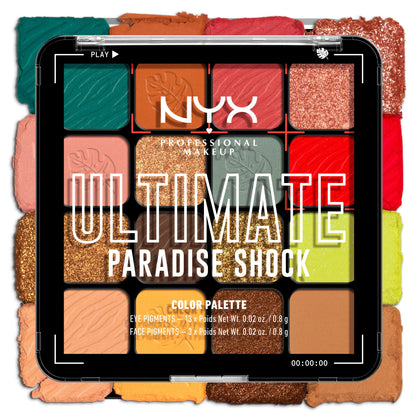 NYX Ultimate Shadow Palette – لوحة ظلال احترافية بـ 16 لون