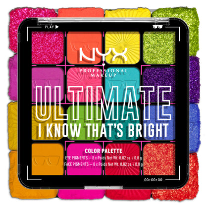 NYX Ultimate Shadow Palette – لوحة ظلال احترافية بـ 16 لون