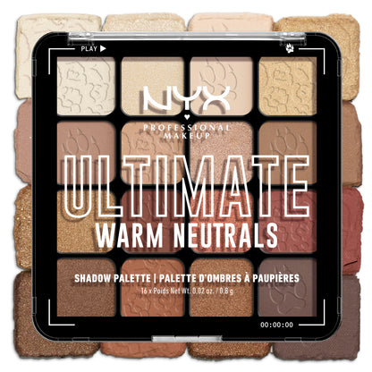 NYX Ultimate Shadow Palette – لوحة ظلال احترافية بـ 16 لون