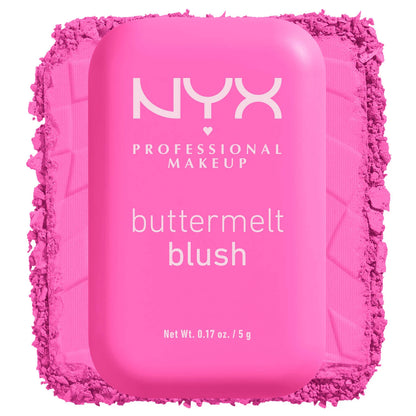 NYX Buttermelt Blush – بلاشر بودرة ناعمة عالية التصبغ تدوم حتى 12 ساعة