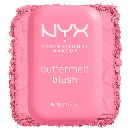 NYX Buttermelt Blush – بلاشر بودرة ناعمة عالية التصبغ تدوم حتى 12 ساعة