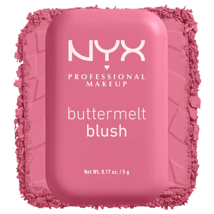 NYX Buttermelt Blush – بلاشر بودرة ناعمة عالية التصبغ تدوم حتى 12 ساعة