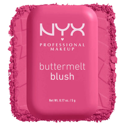 NYX Buttermelt Blush – بلاشر بودرة ناعمة عالية التصبغ تدوم حتى 12 ساعة