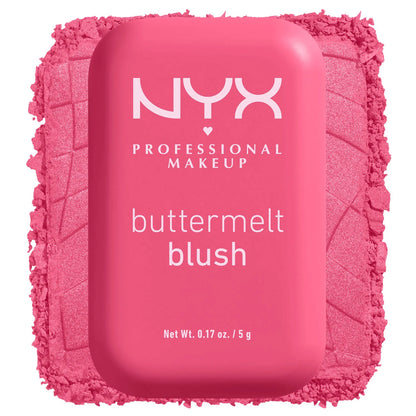 NYX Buttermelt Blush – بلاشر بودرة ناعمة عالية التصبغ تدوم حتى 12 ساعة