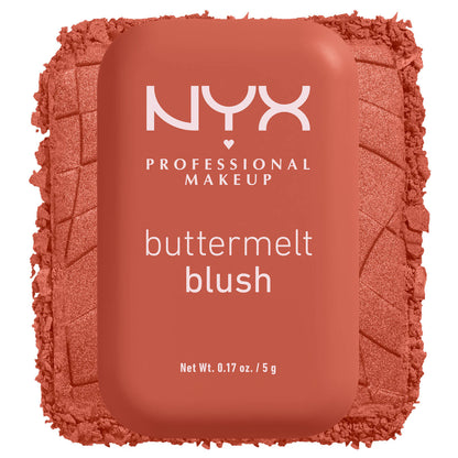 NYX Buttermelt Blush – بلاشر بودرة ناعمة عالية التصبغ تدوم حتى 12 ساعة