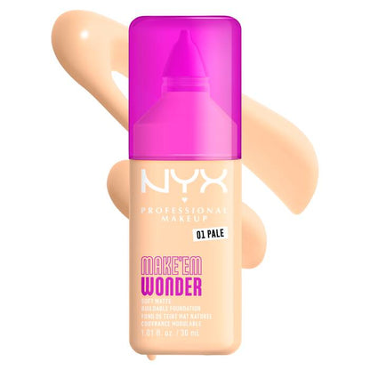 NYX Make ‘Em Wonder Soft Matte Foundation – فاونديشن مات ناعم