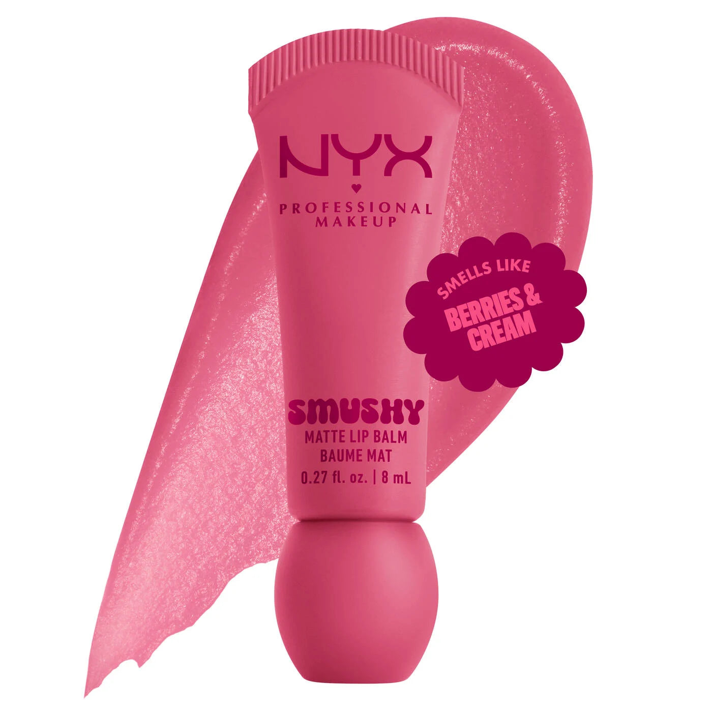 NYX Smushy Matte Lip Balm – بالم شفاه ملون بلمسة مطفية