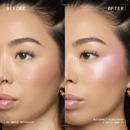 NYX Buttermelt Highlighter – هايلايتر ناعم بلمسة متوهجة