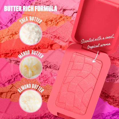 NYX Buttermelt Blush with butter rich formula ingredients like shea butter and mango butter