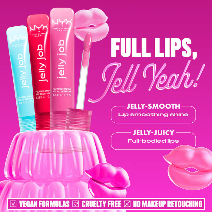 NYX Jelly Job High Shine Gloss for full glossy lips