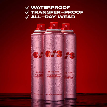 ONE SIZE On Til Dawn Waterproof Transfer Proof All Day Makeup Setting Spray