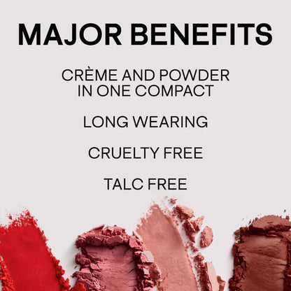 PATRICK TA Double-Take Blush Duo major benefits crème powder long wearing