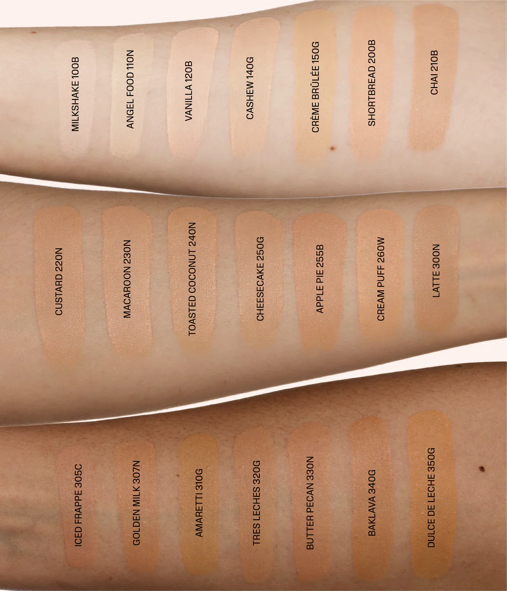 HUDA BEAUTY Easy Blur Foundation natural airbrush shades