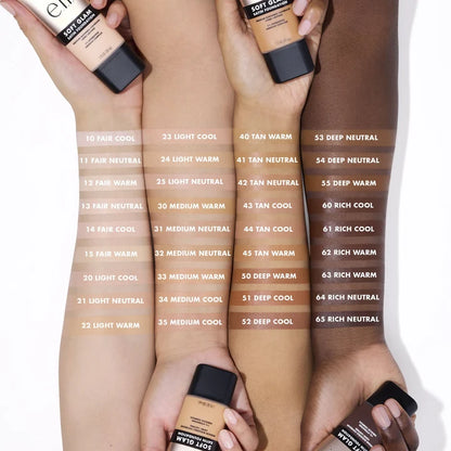 e.l.f. Soft Glam Satin Foundation – فاونديشن ساتان بتغطية متوسطة