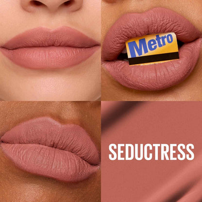 Maybelline Super Stay Matte Ink Liquid Lipstick applied on lips