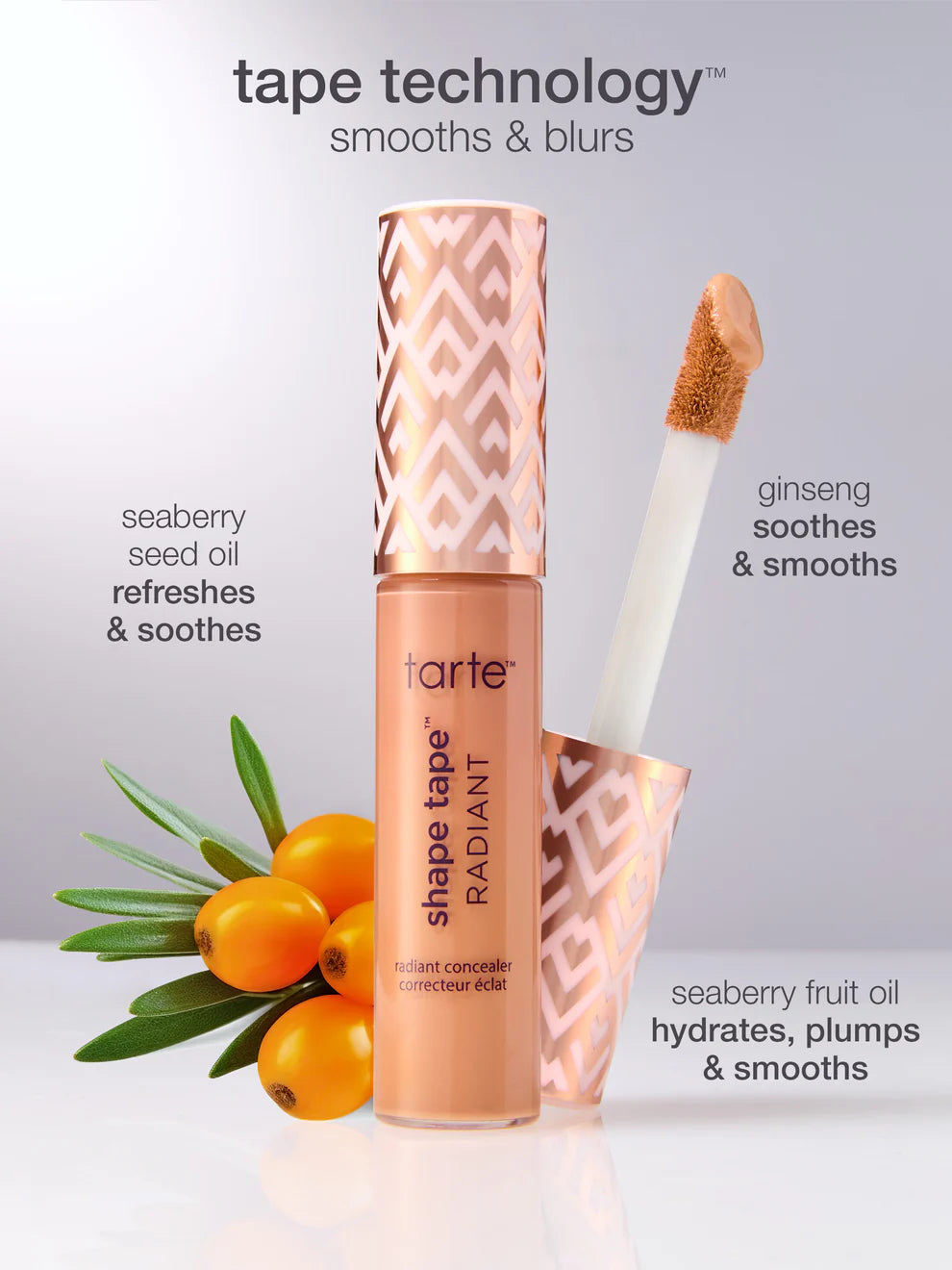 Tarte Shape Tape Radiant Concealer with tape technology and skincare ingredients