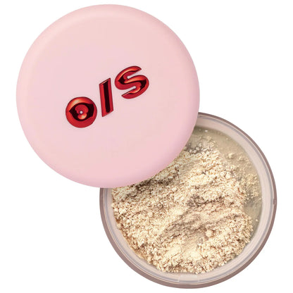ONE/SIZE Ultimate Blurring Setting Powder Universal Translucent loose powder open jar