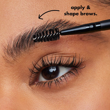 e.l.f. Brow Lift used to apply and shape eyebrows with spoolie brush