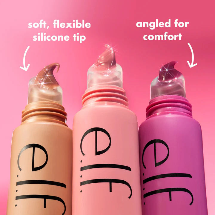 e.l.f. Glow Reviver Melting Lip Balm soft angled silicone applicator