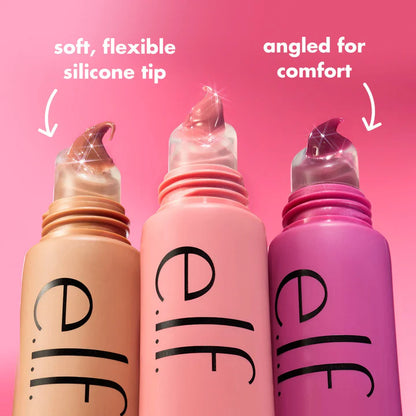 e.l.f. Glow Reviver Melting Lip Balm soft angled silicone applicator