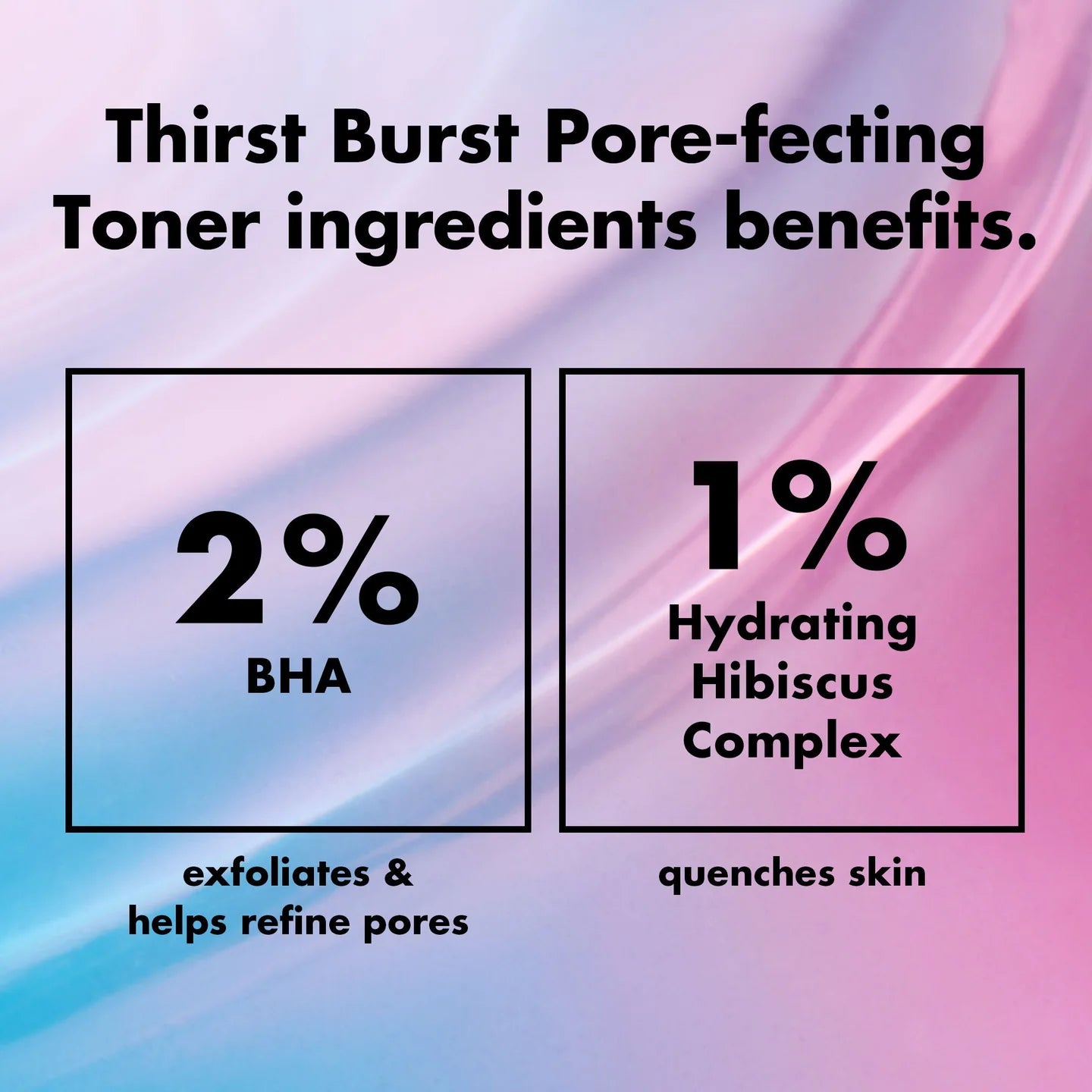 e.l.f. Thirst Burst Pore-fecting Toner 2% BHA and 1% hibiscus complex