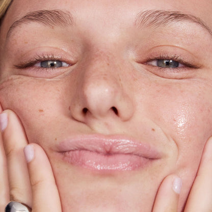 e.l.f. Thirst Burst Pore-fecting Toner applied for hydrated dewy skin