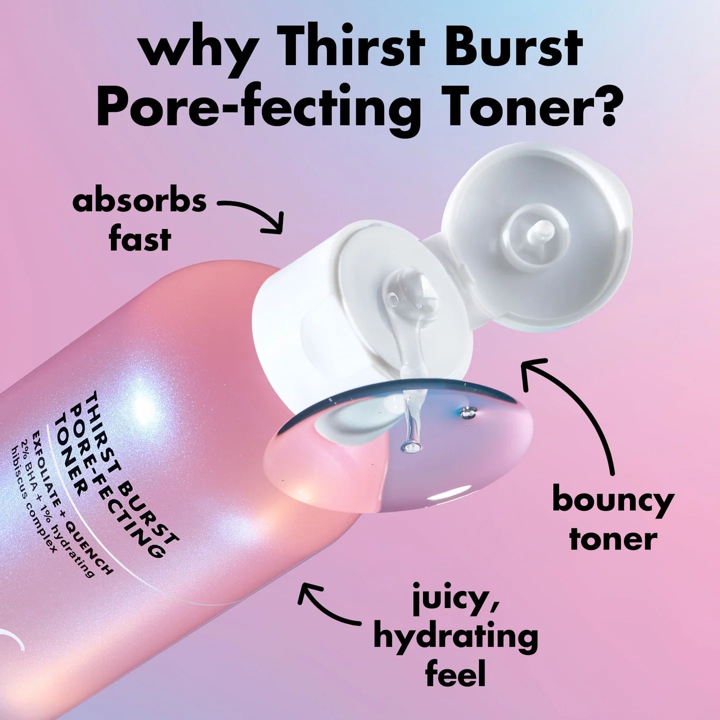 e.l.f. Thirst Burst Pore-fecting Toner fast absorbing hydrating toner